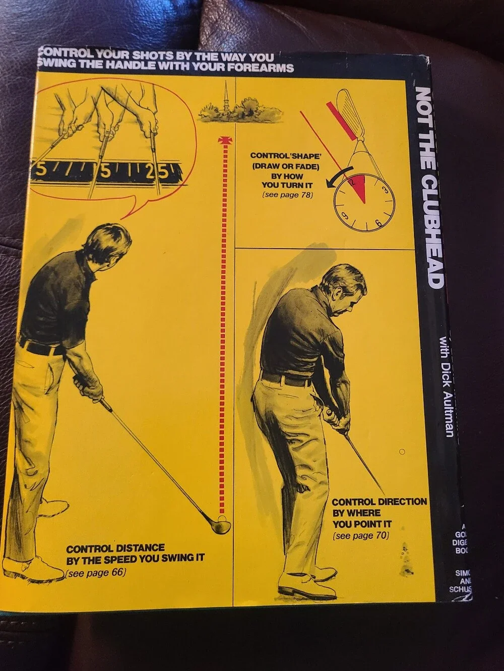 Swing the Handle-Not the Clubhead Eddie Merrins HC 1973 Golf Digest 1st
